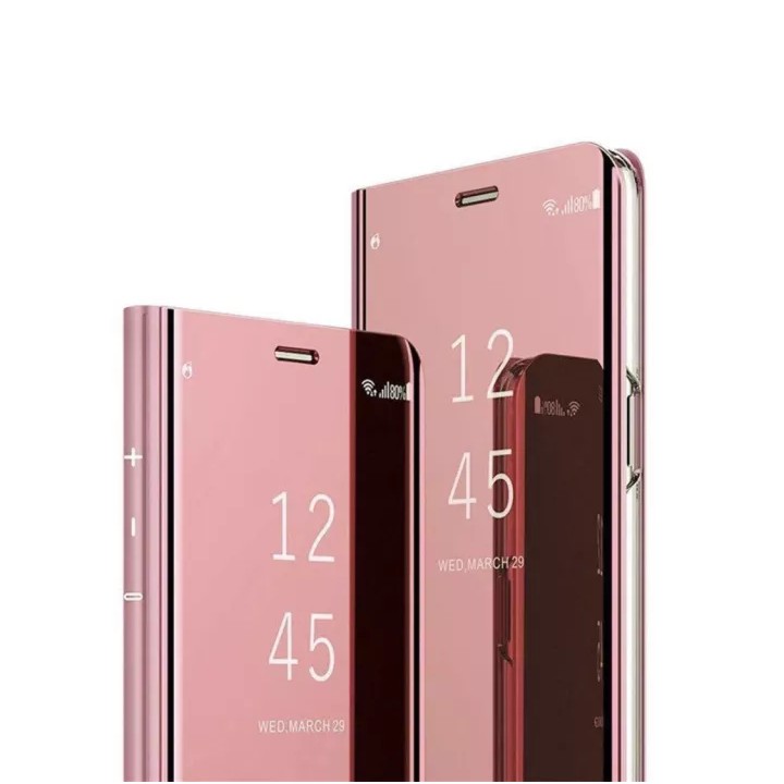 [ส่งจากไทย] Case Samsung J6Plus A01 A10 A20 A30 A50 A50S A30S A70 A80 เคสเปิดปิดเงา สมาร์ทเคส เคสตั้งได