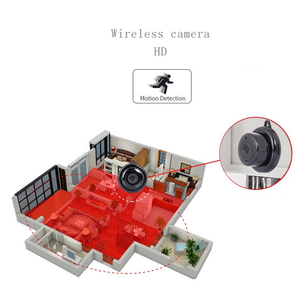 【In stock】 Wireless camera wifi remote home MINI indoor 1080P HD night ...