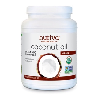 🇺🇸pre-order💥Nutiva Organic Coconut Oil, Virgin, 54 fl oz (1.6 L)