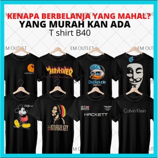 เสื้อยืดแขนสั้นลําลอง พิมพ์ลาย Baju Viral Murah Borong Perempuan Lelaki แฟชั่นคู่รัก สไตล์เกาหลี สําหรับผู้ชาย และผู้หญิง