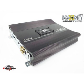 สินค้าขายดี AMP PRIORITY CLASS D PRD-D1200 แอมป์ CLASS D คุณภาพสูง ที่ให้เสียงเบสที่หนักแน่น ลงลึก ไม่แข็งกระด้าง