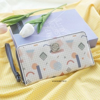 [ลดทันที 90.- ใช้โค้ด SEPALBA] PERF กระเป๋าสตางค์ใบยาว (Wallet bag) ลาย Geometric