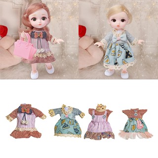 ชุด เสื้อผ้า สำหรับตุ๊กตา BJD Barbie ขนาด 16 ซม.