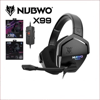 ⚡NEW⚡หูฟังเกมมิ่ง Nubwo X99 X-Series หูฟังคอม Gaming headset สาย USB Virtual Surround 7.1 ประกัน 2 ปี