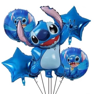 ลูกโป่งฟอยล์ ลายการ์ตูน Lilo &amp; Stitch สําหรับตกแต่งปาร์ตี้วันเกิดเด็ก