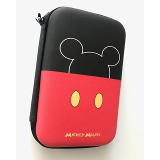 MICKEY กล่องเก็บสายชาร์จ กล่องใส่ PWB, HDD , หูฟัง , เอนกประสงค์, Size XL ลาย MICKEY R B มิคกี้ งานดี evaกันกระแทก MNN