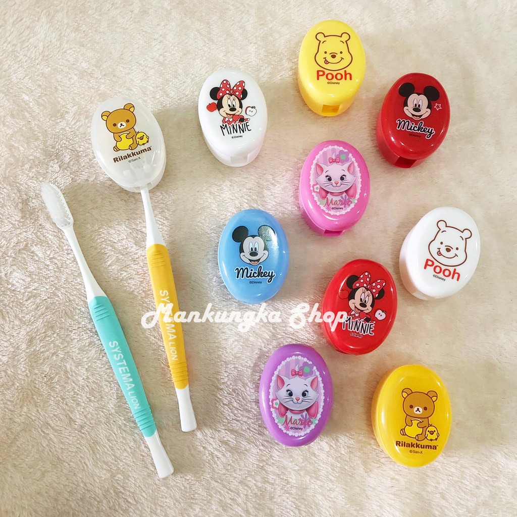 🍒 1ชุด 2 ชิ้น 🍒 ที่แขวนแปรงสีฟัน เก็บแปรงสีฟัน ในห้องน้ำ ลายการ์ตูนน่ารัก