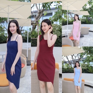 เดรสออกงานปลายเฉียง 5 สี