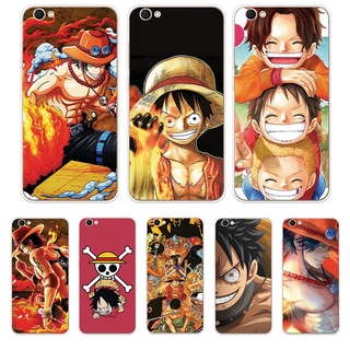 เคสโทรศัพท์ซิลิโคนลายการ์ตูน One Piece สําหรับ Vivo Y 53 Y 55 Y 71 I Y 81 Y 81 I Y 91 Y 95 Y 67 V 5 V 5 S