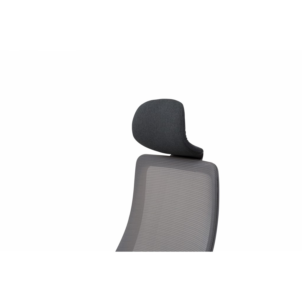 Modernform อุปกรณ์ พนักพิงศีรษะ สำหรับ Steelcase รุ่น SERIES 2 เฟรมขาว หุ้มผ้าตาข่ายสีฟ้า