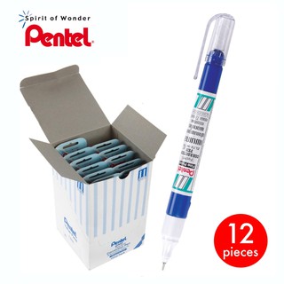 Pentel ปากกาลบคำผิด เพนเทล Fine Point ZL72 4.2ml (กล่องละ 12 ด้าม)