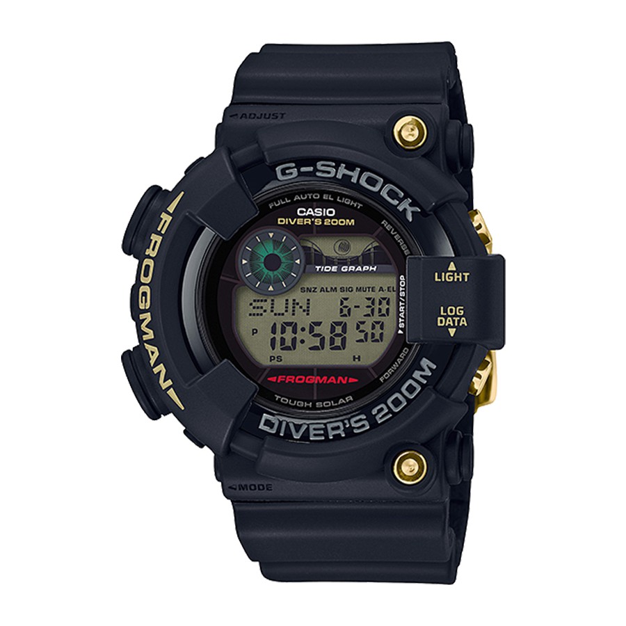 Casio G-Shock นาฬิกาข้อมือผู้ชาย สายเรซิ่น รุ่น GF-8235D-1B ORIGINAL GOLD COLOR LIMITED EDITION - สีดำ