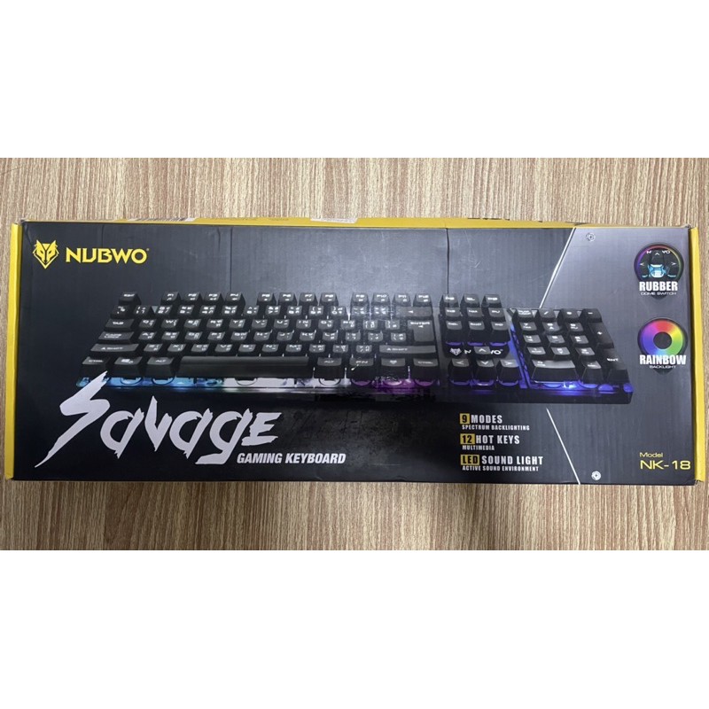 Keyboard NUBWO NK-18 SAVAGE (Black)