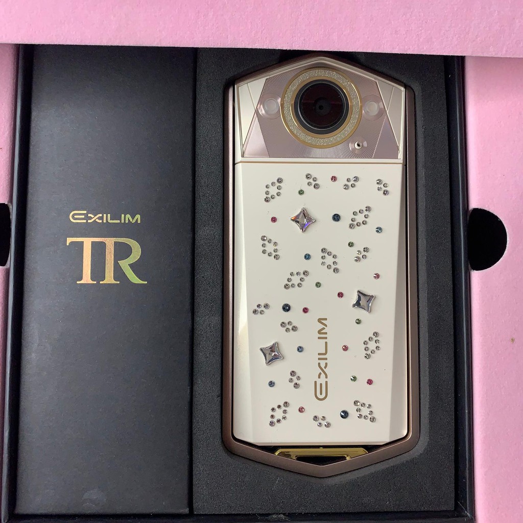Casio Exilim TR80 Swarovski White