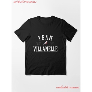 TEAM VILLANELLE Essential T-Shirt เสื้อยืดแขนสั้น overside เสื้อยืดผู้หญิง เสื้อยืดผู้ชาย เสื้อยืดพิมพ์ลาย เสื้อแฟชั่น