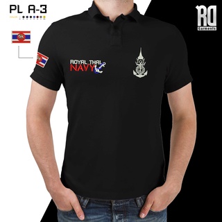 PL A-3 เสื้อโปโลกองทัพเรือ งานปัก