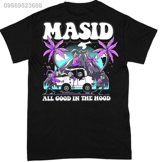 เสื้อยืด☍☾☄พิมพ์ลายผู้ชายดั้งเดิม Peso/MASID CLOTHING โดย Geo Ong - All Good in the Hood (AGITH rql