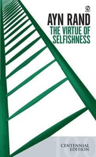 The Virtue Of Selfishness (Centennial Edition) โดย Ayn Rand (ฉบับสหรัฐอเมริกาปกอ่อน)