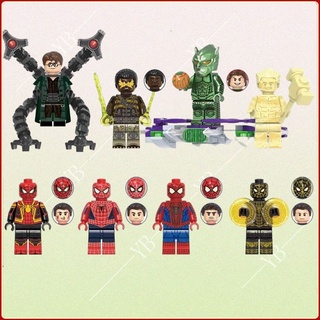 ของเล่นตัวต่อฟิกเกอร์ Spiderman Marvel avengers ขนาดเล็ก สําหรับเด็ก