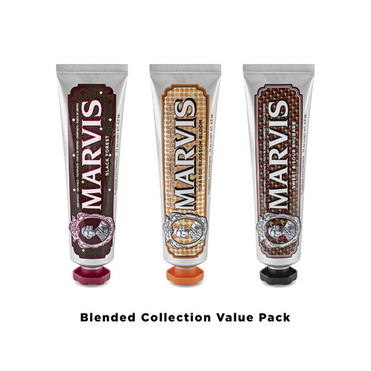 Marvis ยาสีฟันมาร์วิส Blended Collection แพ็ค 3 / 3X Pack Marvis Blended Collection Toothpaste