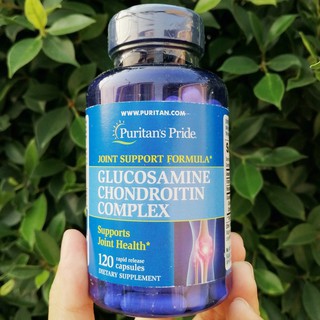 กลูโคซามีน คอนดรอยติน Glucosamine Chondroitin Complex 120 Capsules (Puritans Pride®) บำรุงข้อต่อและกระดูกอ่อน