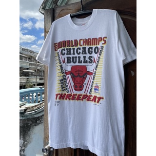 tshirtเสื้อยืดคอกลมฤดูร้อนChicago bulls world champ 1993Sto4XL