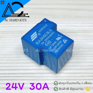 Relay 30A 24V รีเลย์ 24 โวลต์ 250V 6 pin