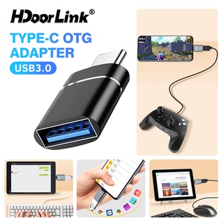 Hdoorlink Type C To Usb C 3.0 Otg อะแดปเตอร์แปลงสายเคเบิ้ล Usb-C Male To Usb Female สําหรับแฟลชไดรฟ์ เพื่อ Usb3