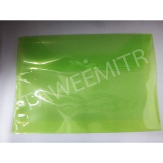 Taweemitr แฟ้มกระดุมพลาสติก ขนาด F4