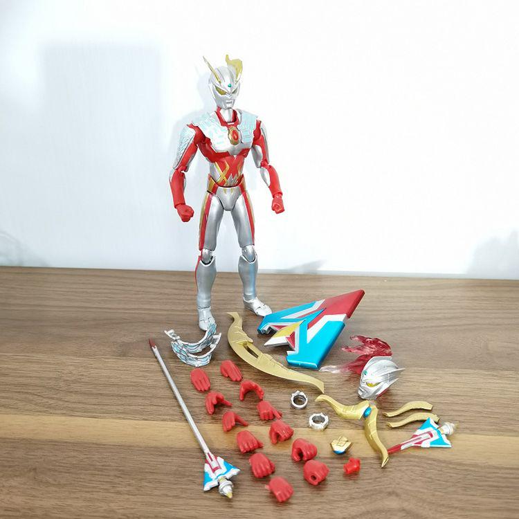 17cm SHF Ultraman Zero Ultra-act Ultraman Strong Corona Zero Action Figure Toy