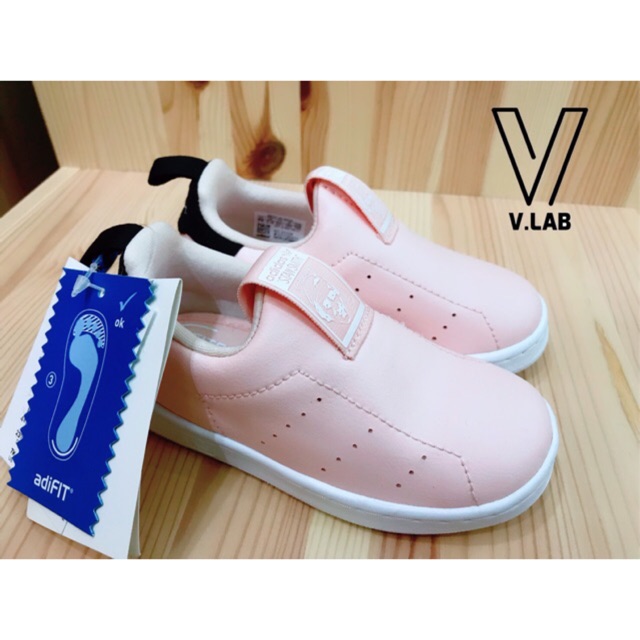 รองเท้าเด็ก Adidas Stan Smith 360 I Pink Size 13-16 cm