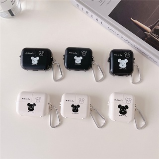 เคสแข็ง สำหรับ Airpdos Pro2 Airpdos Pro Airpods 3 AirPods Gen3 Airpods 2 Creative Design Cartoon KAWS หมี Bear แบร์ Protective Hard Case