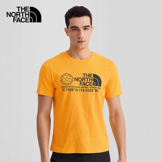 เสื้อยืดครอป [Classic] เสื้อยืดแขนสั้น พิมพ์ลาย TheNorthFace North สวมใส่สบาย เหมาะกับฤดูใบไม้ผลิ กลางแจ้ง สําหรับคู่รัก