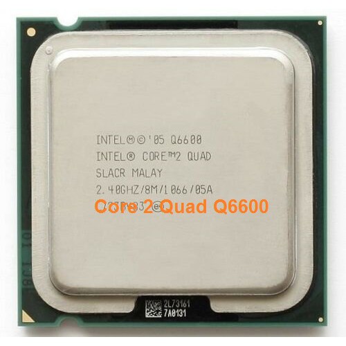 CPU INTEL CORE 2 QUAD Q6600 2.40GHZ/8M/1066 LGA 775 cpu ซีพียู  แถมซิลิโคน cpu