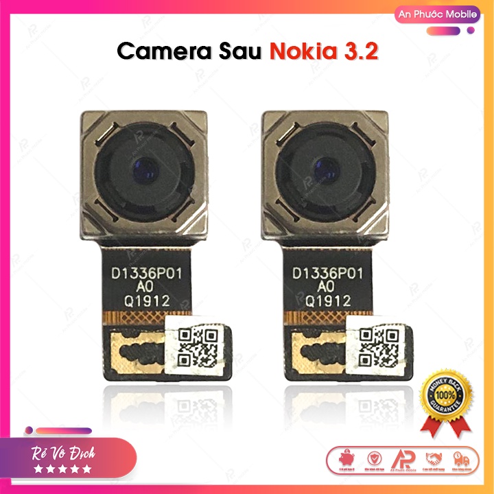กล้องหลัง Nokia 3.2 - ส่วนประกอบกล้องหลังโทรศัพท์ Nokia Zinc