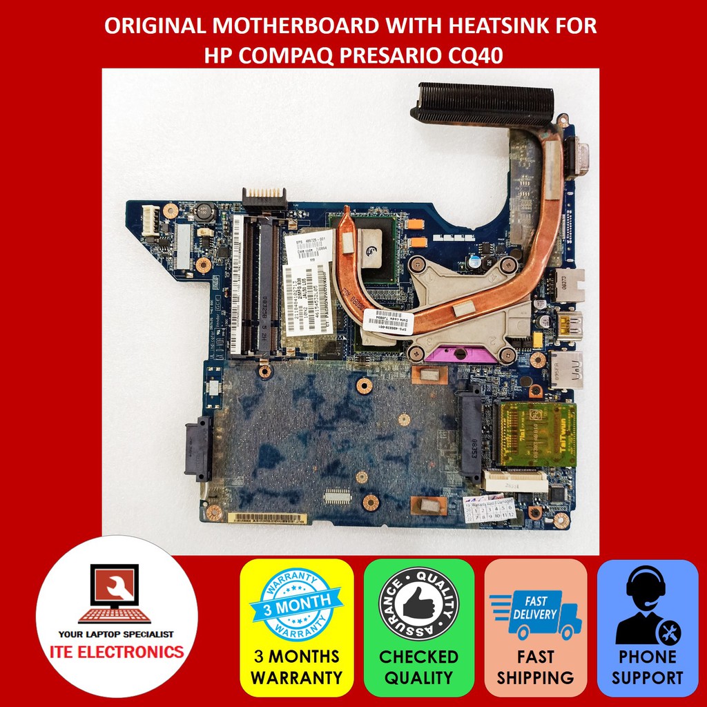 HP COMPAQ PRESARIO CQ40 CQ45 PAVILION DV4 DDR2 INTEL MOTHERBOARD JAL50 LA-4102P