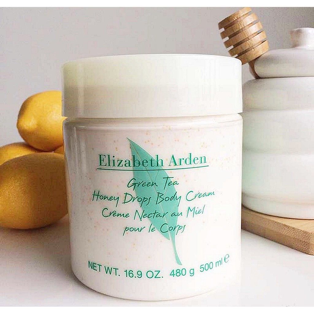 กระปุกอัพไซส์ 500 ML. ELIZABETH ARDEN Green Tea Honey Drops Body Cream