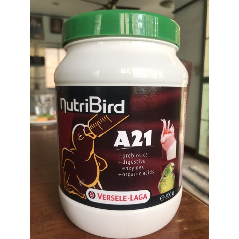 Nutri Bird A21 อาหารลูกป้อน สำหรับนกเล็ก แบ่งขาย 370 กรัม ใส่ถุงซิปลอค