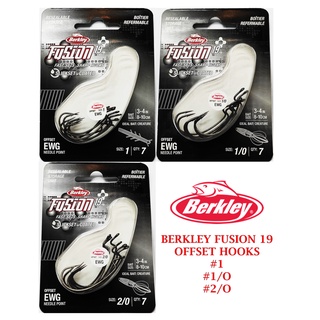 BERKLEY FUSION 19 OFFSET HOOKS EWG คมแข็งทะลุทะลวง