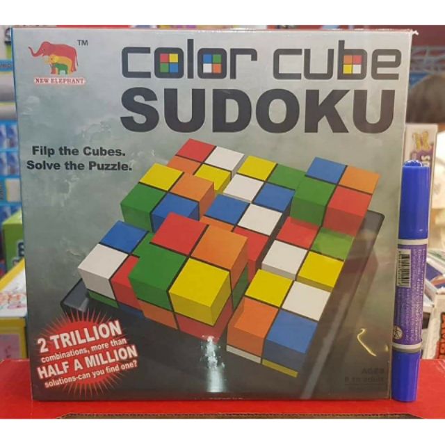 Color Cube Sudoku Game เกมส์​ซูโดกุสี #ของเล่นเสริมพัฒนาการ