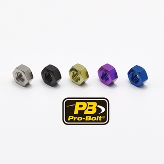 Pro-Bolt ไทเทเนี่ยม full nut M4,M5,M6,M8,M10,M12