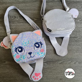 กระเป๋าสะพายข้างน้องแมวสุดแสนจะน่าร้ากกกก แบรนด์ Smiggle ของแท้ 100% มีบริการเก็บเงินปลายทาง