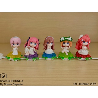 พร้อมส่ง ♥️ (มีไข่+ใบปิด) กาชาปอง/Gashapon เจ้าสาวผมเป็นแฝดห้า Hugcot BANDAI (Gotoubun no Hanayome)