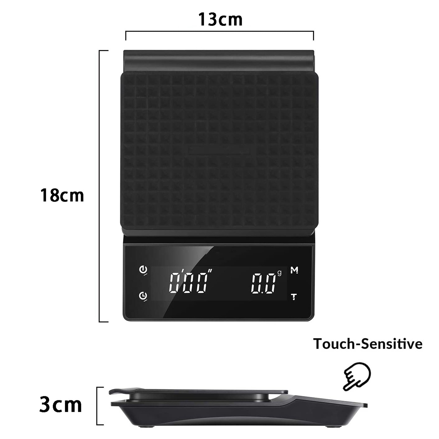 COD Coffee Electronic Scale with Timer Gram, Kitchen Baking and Cooking ...