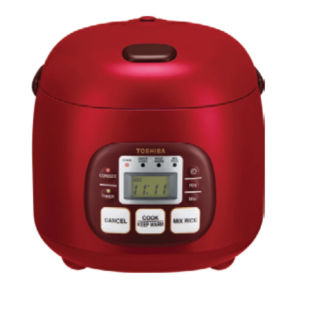 หม้อหุงข้าว มินิ DIGITAL TOSHIBA RC-5MMWTA 0.54 ลิตร  RC-5MM(KH)A เทา  RC-5MM(R)A แดง เล็กน่ารัก - รูปที่ 2