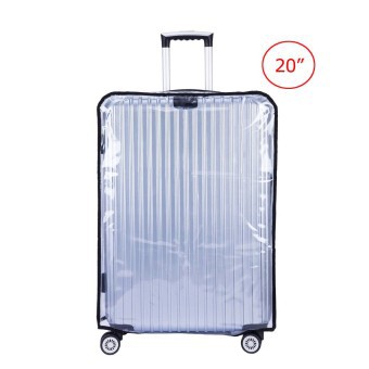 TravelGear24 พลาสติกใสคลุมกระเป๋าเดินทาง 20 นิ้ว กันเปื้อนกันริ้วรอยและกันน้ำ PV