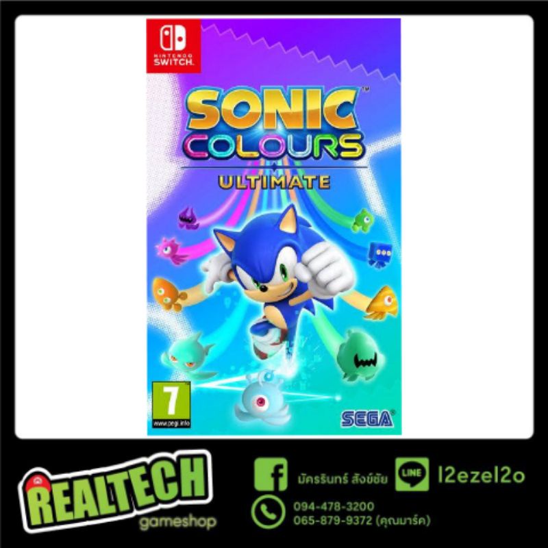 แผ่นเกมส์ : Sonic Colors : Ultimate แท้ 100% ( พร้อมส่ง )