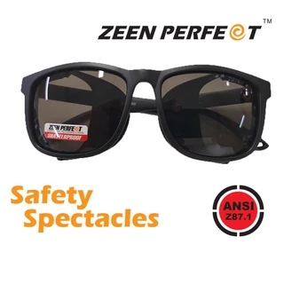 แว่นเซฟตี้ ZEEN PERFECT 92357 foldable & changable side-guard พับ-ถอดเปลี่ยนได้ ANSI Z87.1 USA s.d.