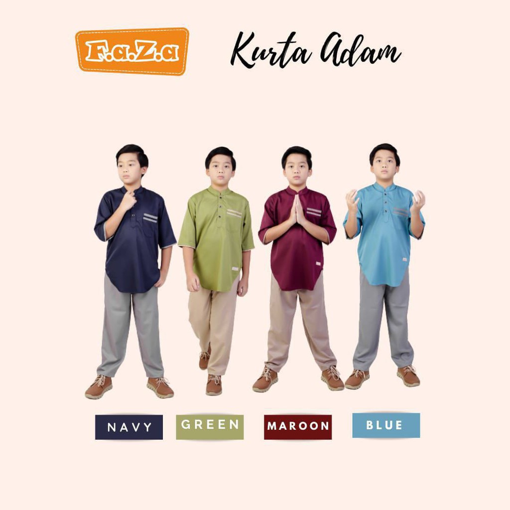 Adam& 39;s Kurta Children& 39;s Koko Suit By Faza