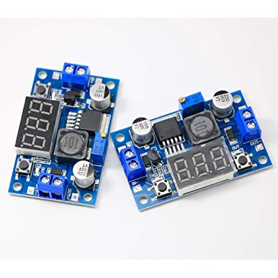 XL4015 5A 75W Step Down DC-DC Converter Adjustable Module With Voltmeter for project arduino electro